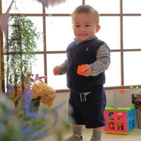 1才　お誕生日　バースデーフォト　誕生日記念撮影